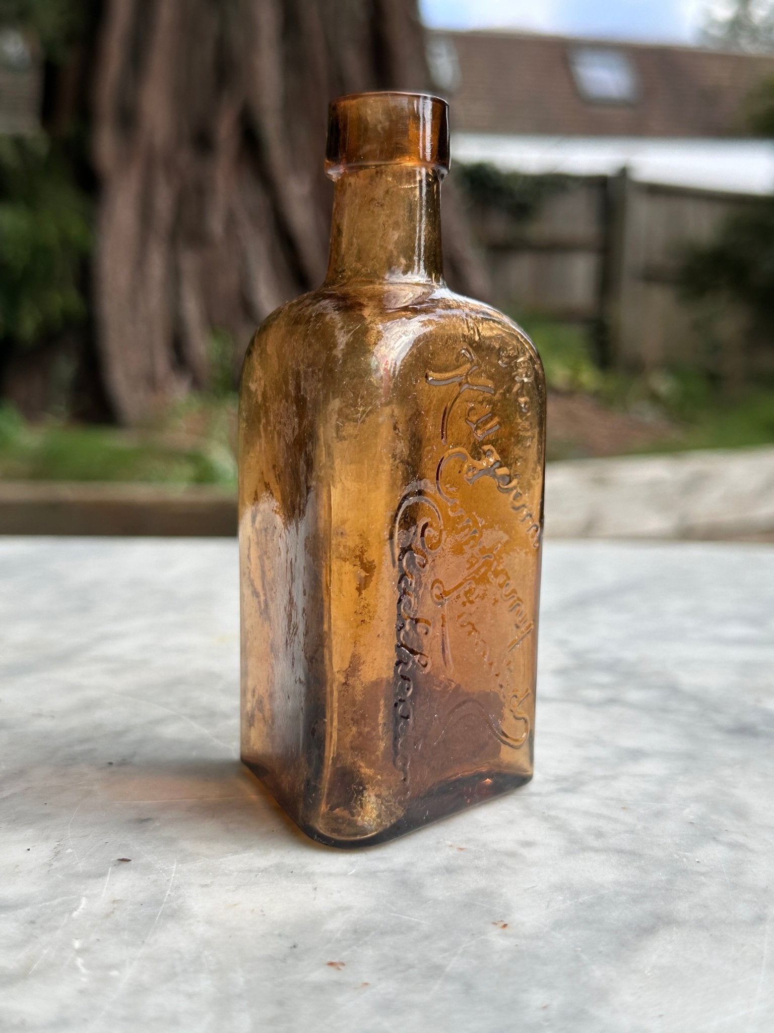 The Killgerm Company Ltd, Antique Brown Glass Bottle - Vintage Glass BottleThe Furniture Recycling ShopBottle