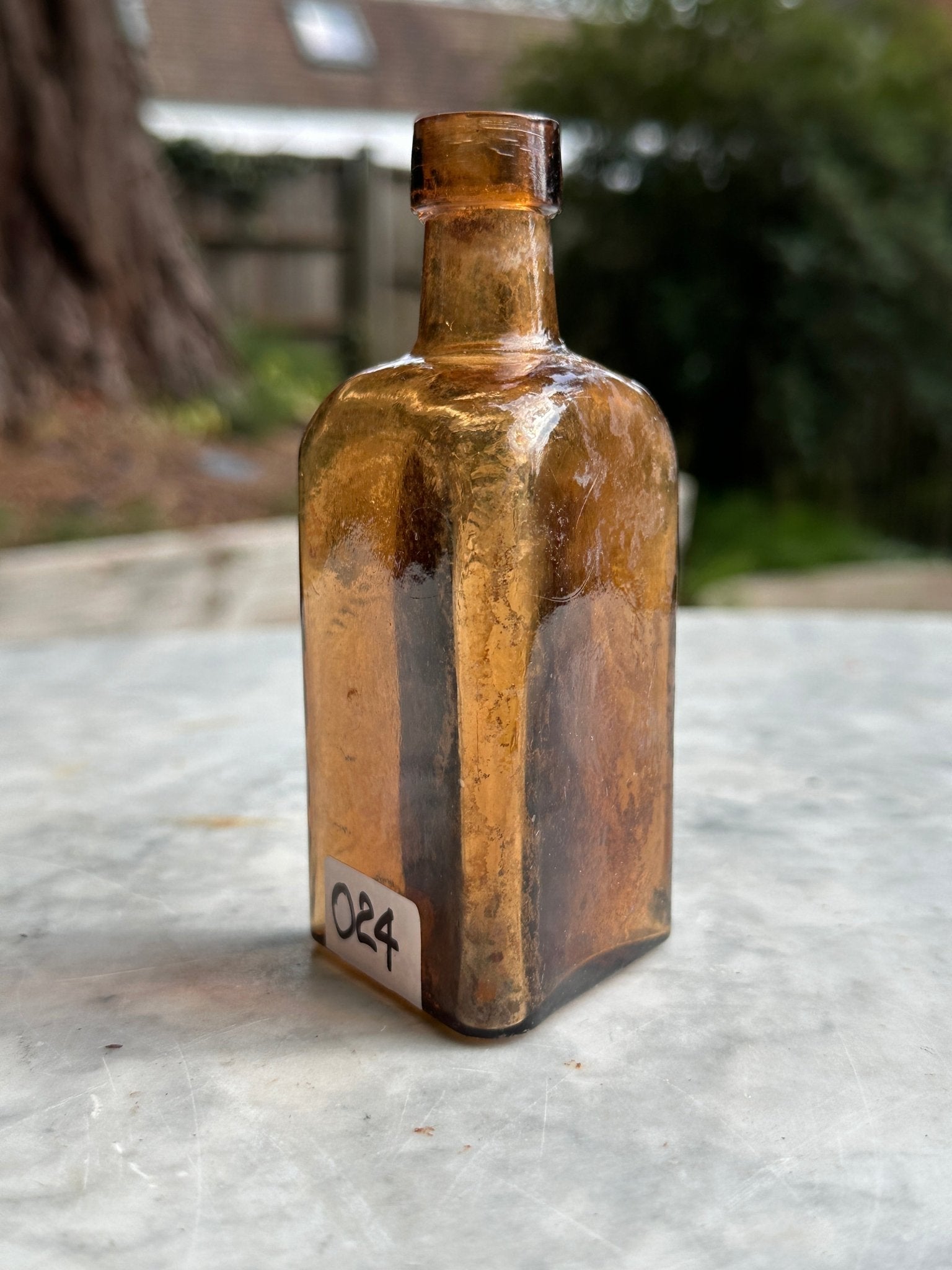 The Killgerm Company Ltd, Antique Brown Glass Bottle - Vintage Glass BottleThe Furniture Recycling ShopBottle