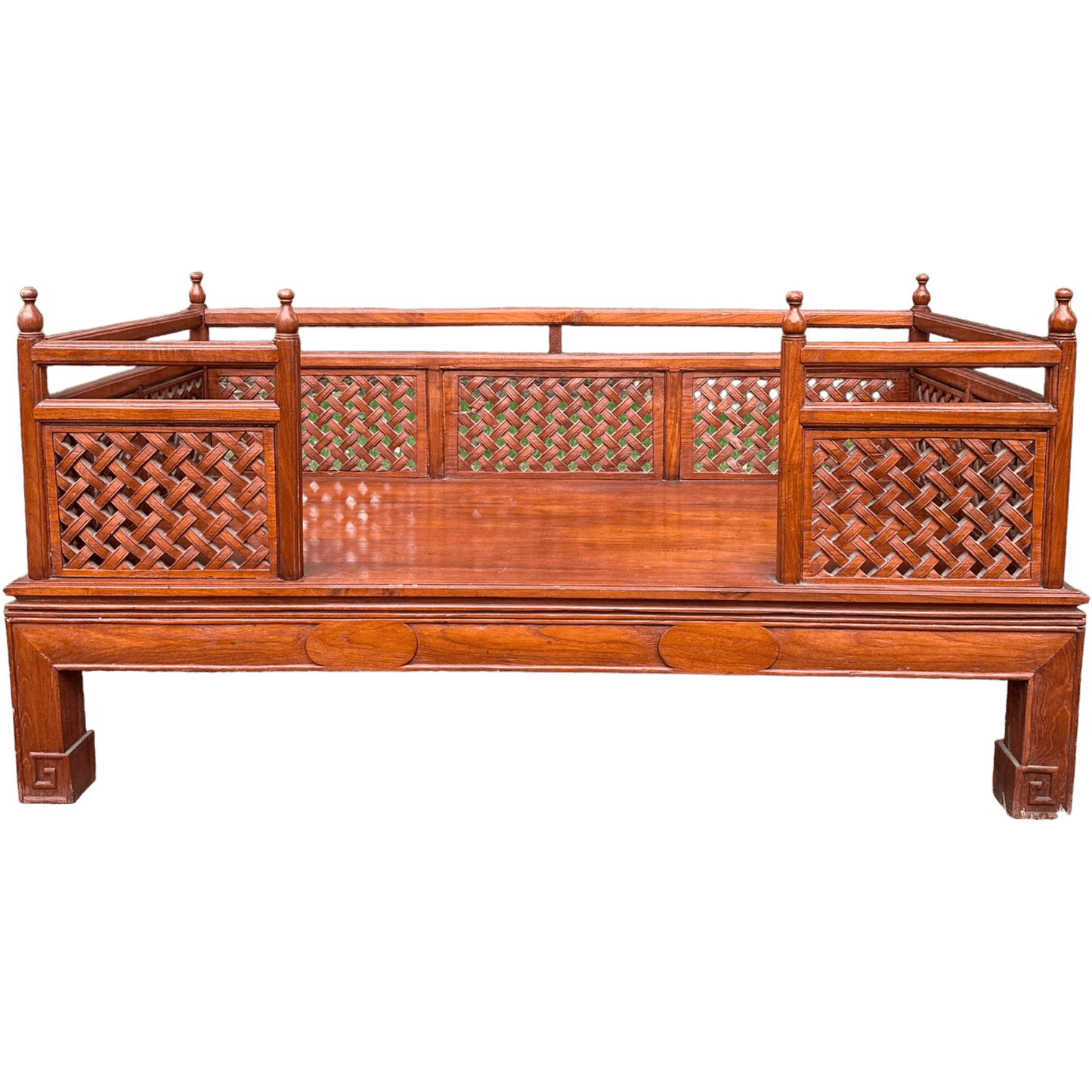 Vintage Asian Hardwood Large Daybed SofaThe Furniture Recycling Shop