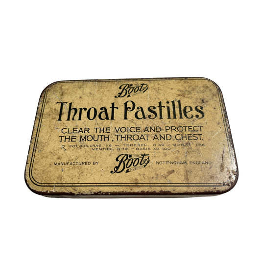 Vintage Boots the Chemist Catarrh Pastilles Tin, Nottingham 1960sThe Furniture Recycling ShopTins