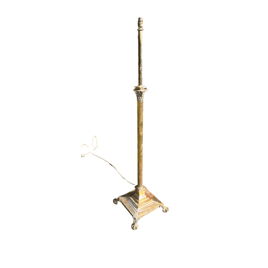 Vintage Fluted Column Adjustable Floor Standard LampThe Furniture Recycling Shop