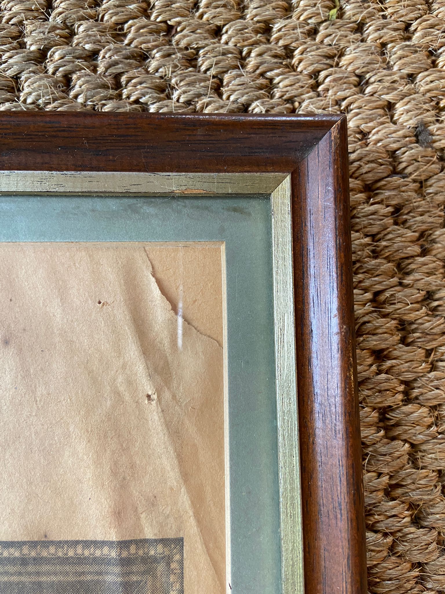 Vintage Framed Paper Print of Queen MaryThe Furniture Recycling ShopFurniture