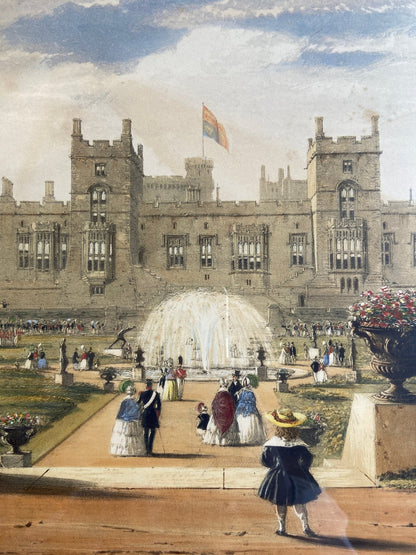 Vintage Framed Print of Windsor Castle and Terrace Gardens PictureThe Furniture Recycling Shop