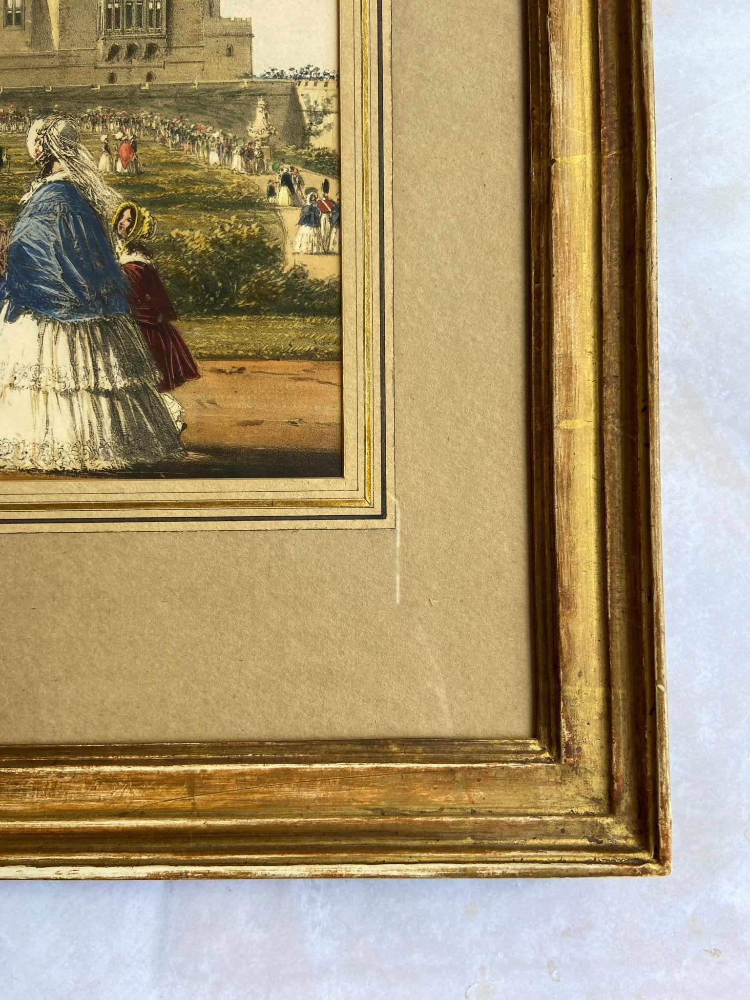 Vintage Framed Print of Windsor Castle and Terrace Gardens PictureThe Furniture Recycling Shop