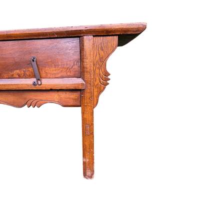 Vintage Rustic Oriental Style Alter Low Console Hall TableThe Furniture Recycling Shop