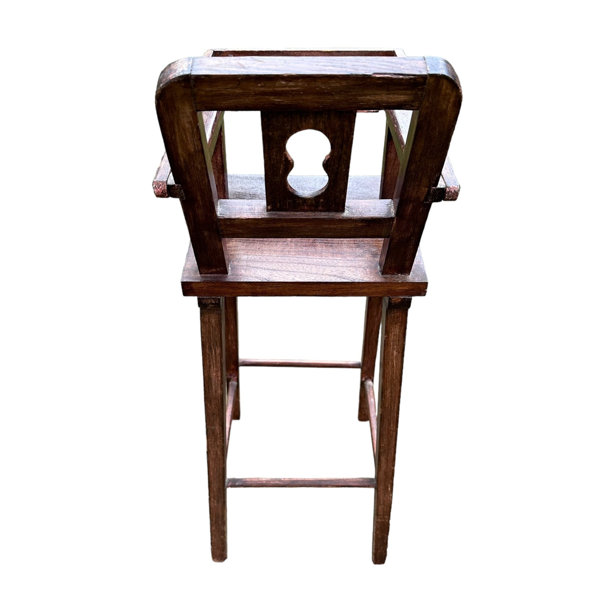 Vintage Small Dolls / Baby Wooden High ChairThe Furniture Recycling Shop