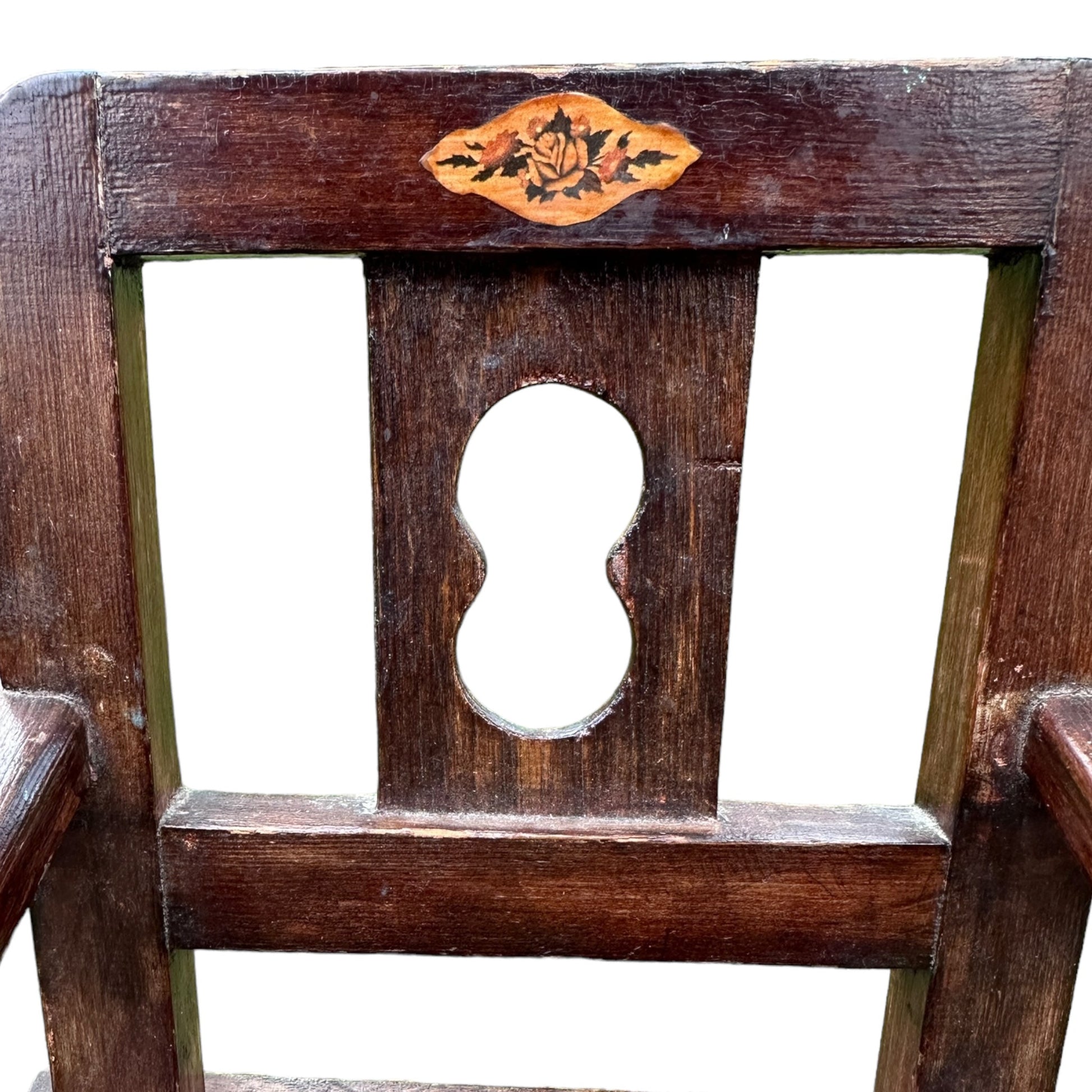 Vintage Small Dolls / Baby Wooden High ChairThe Furniture Recycling Shop