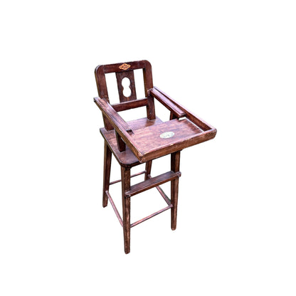Vintage Small Dolls / Baby Wooden High ChairThe Furniture Recycling Shop