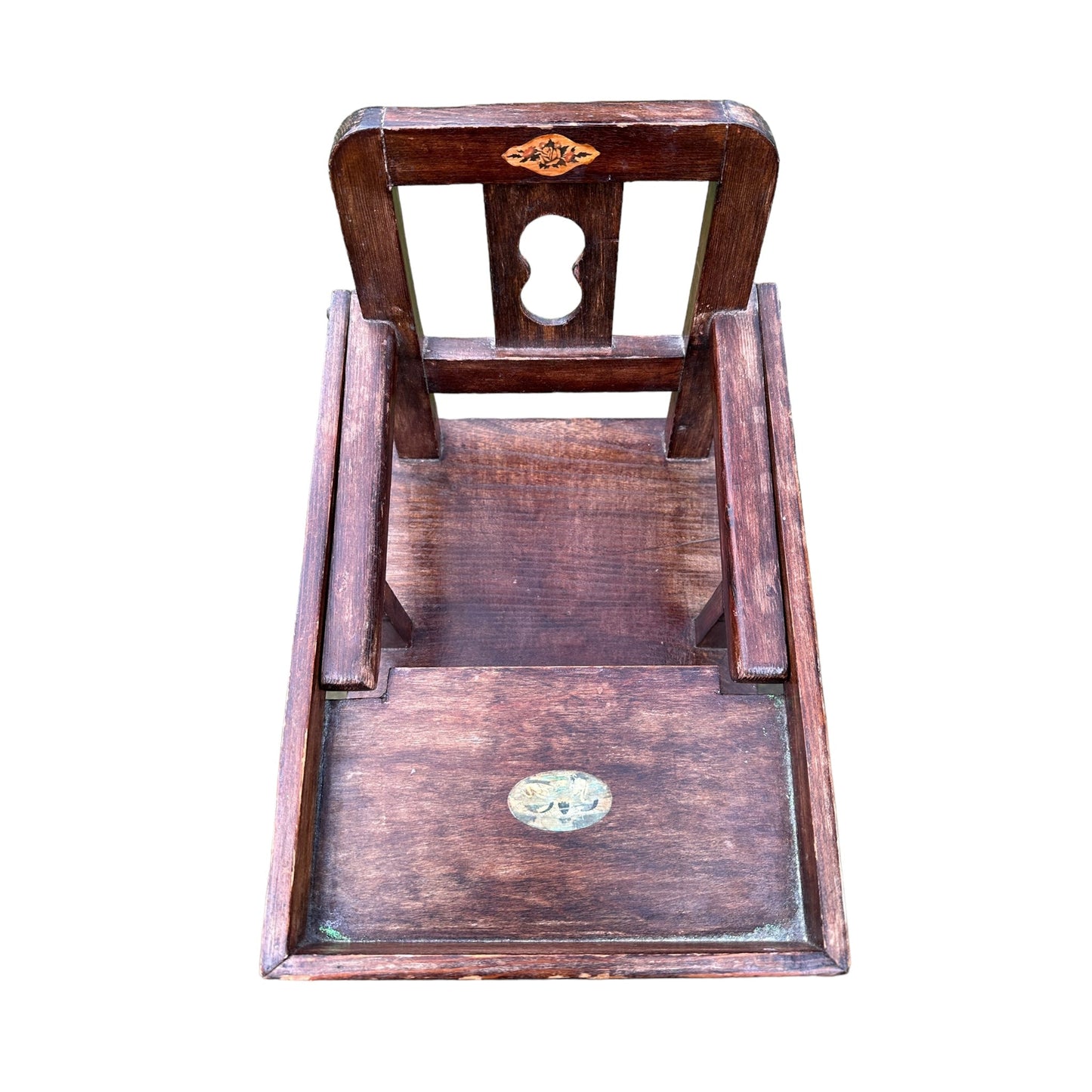 Vintage Small Dolls / Baby Wooden High ChairThe Furniture Recycling Shop