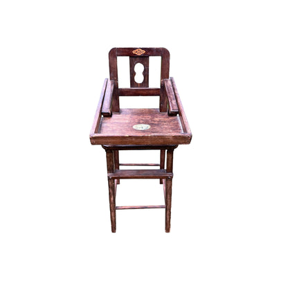 Vintage Small Dolls / Baby Wooden High ChairThe Furniture Recycling Shop