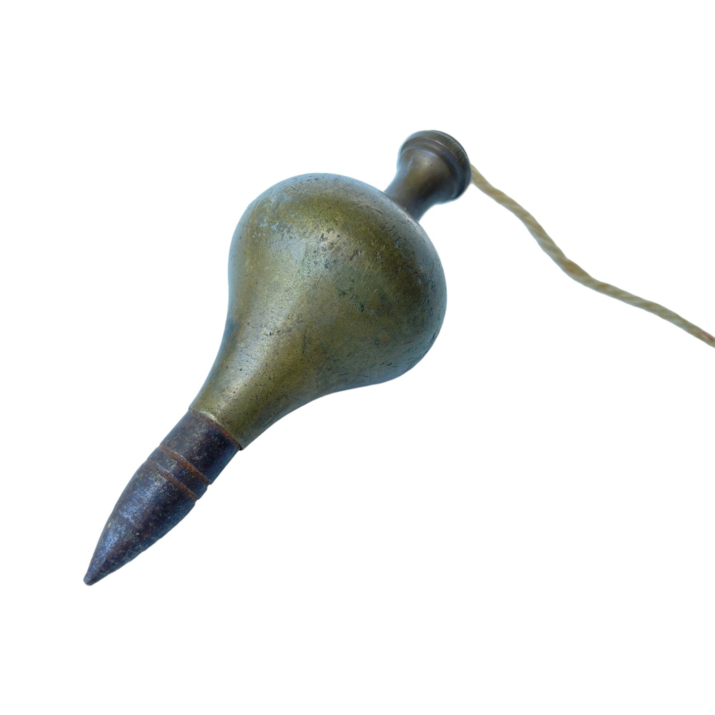 Vintage Turnip Shaped Brass Plumb BobThe Furniture Recycling Shop