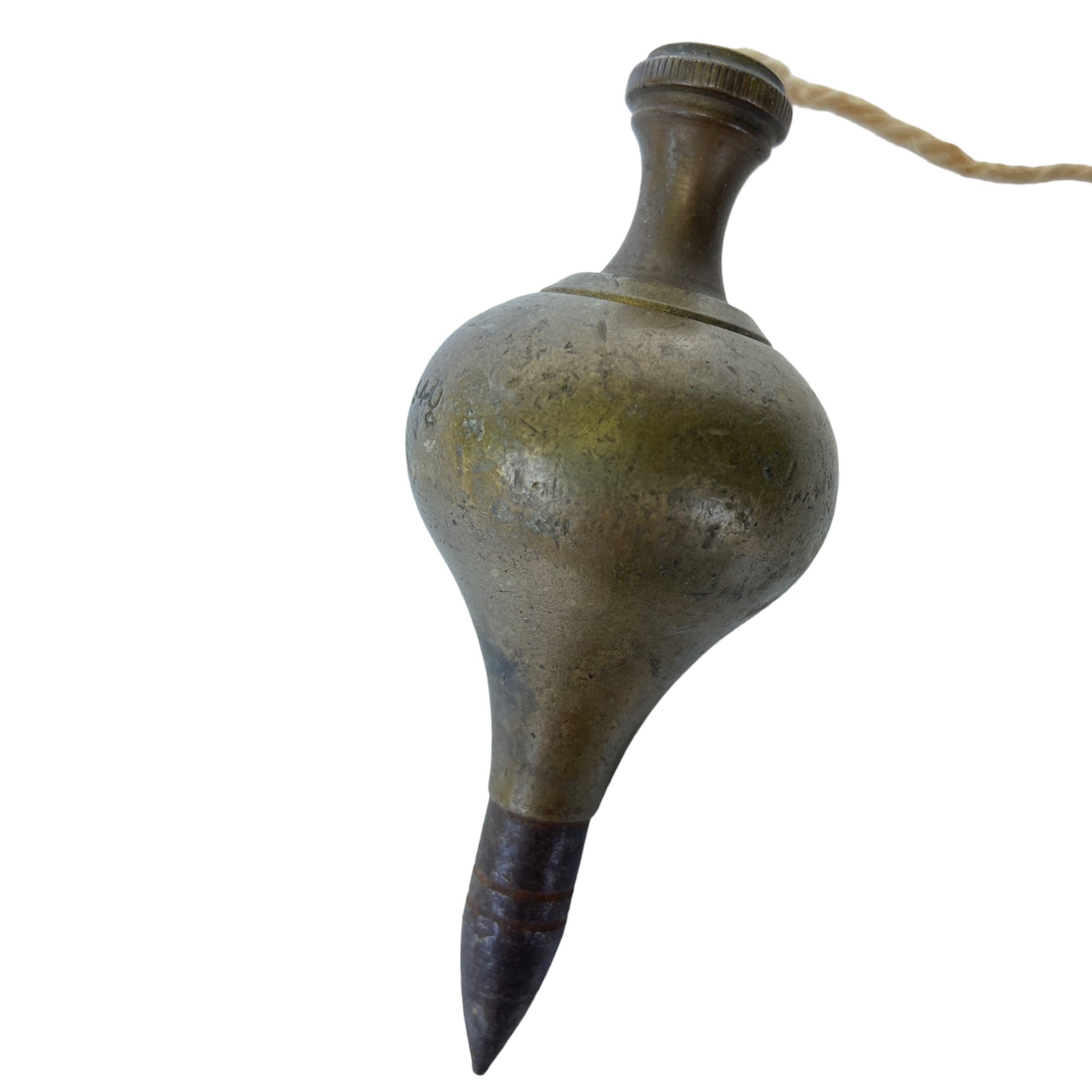 Vintage Turnip Shaped Brass Plumb BobThe Furniture Recycling Shop