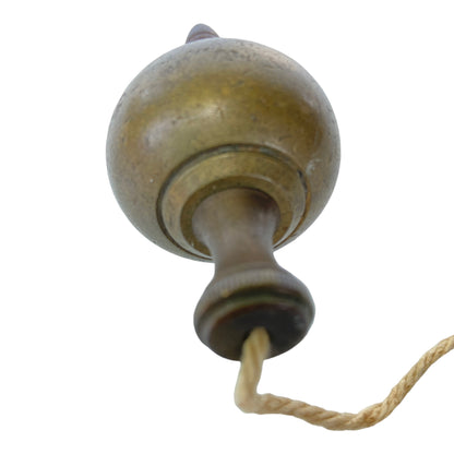 Vintage Turnip Shaped Brass Plumb BobThe Furniture Recycling Shop
