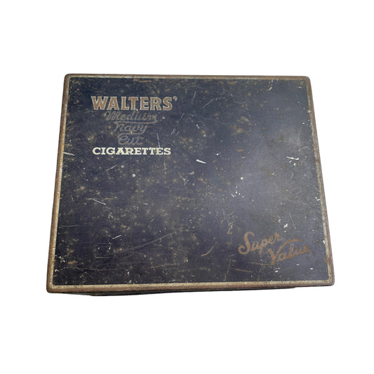 Walters Medium Navy Cut Super Value Cigarettes London Advertising Tin circa 1940The Furniture Recycling ShopTins