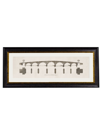 c 1756 a design intended for westminster - premium glass-fronted framed art print with solid wood frame, perfect for luxury home decor