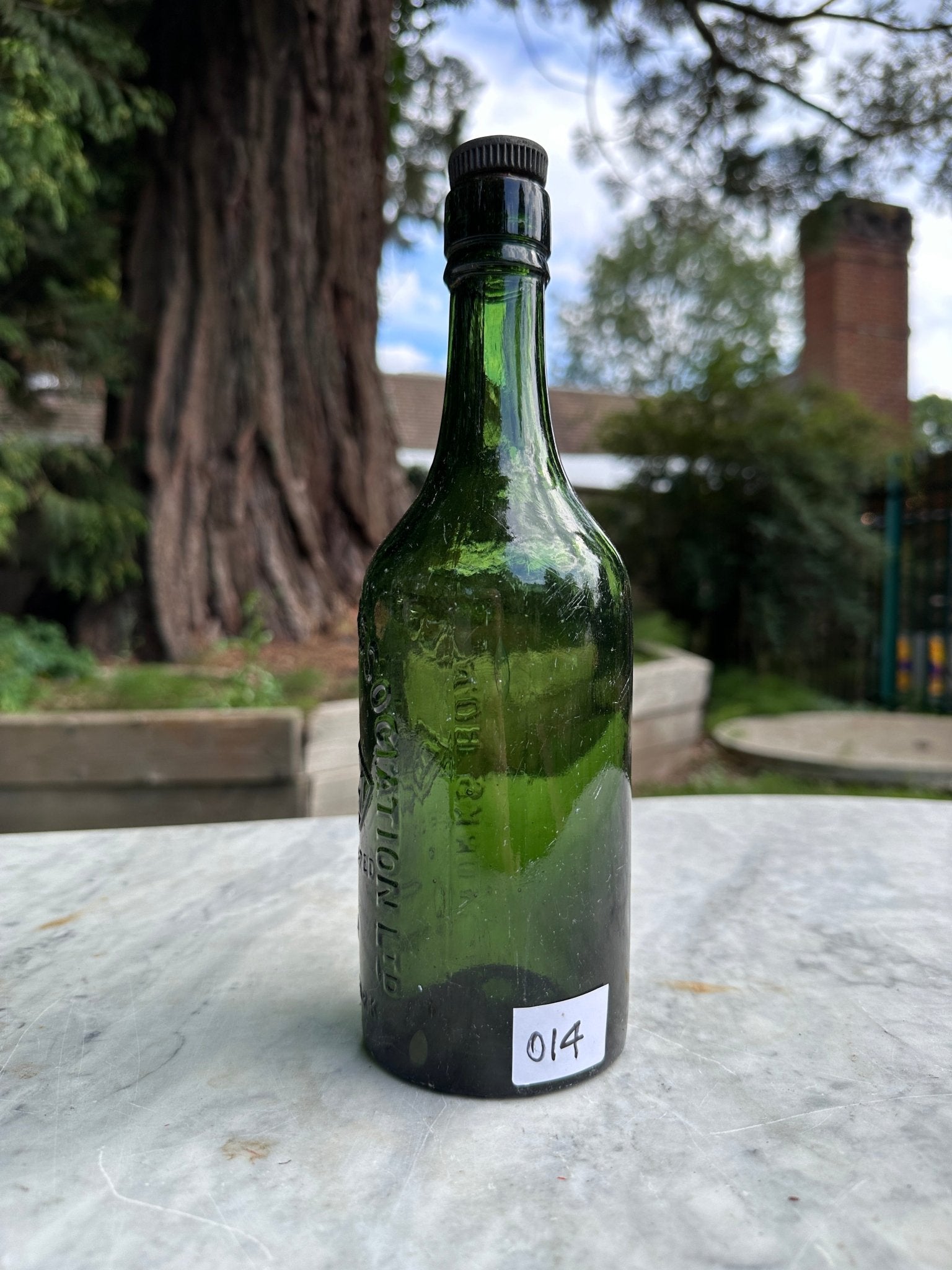 York Bottlers' Association Ltd, Antique Green Glass Bottle - Vintage Glass BottleThe Furniture Recycling ShopBottle