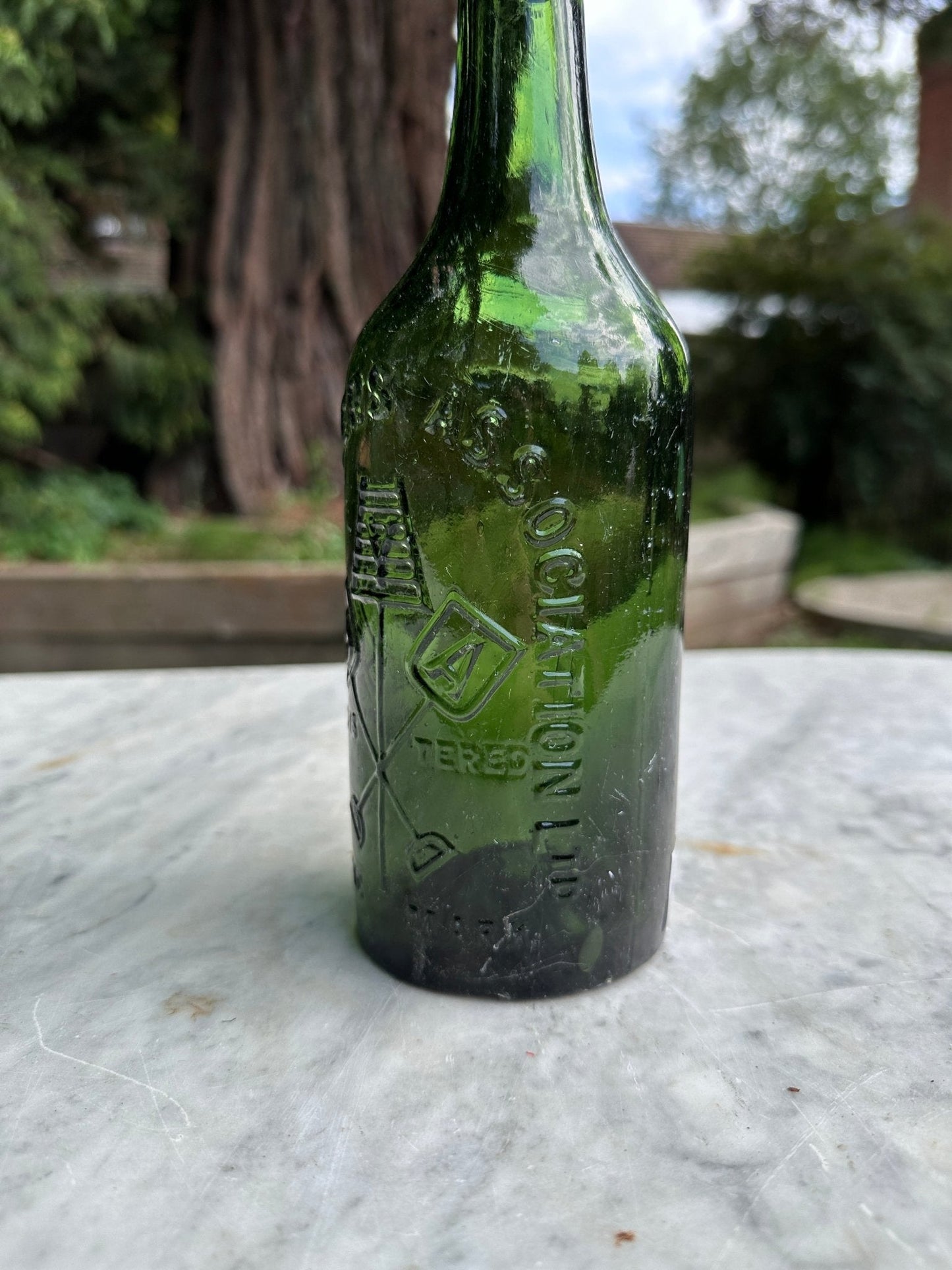 York Bottlers' Association Ltd, Antique Green Glass Bottle - Vintage Glass BottleThe Furniture Recycling ShopBottle