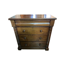 Load image into Gallery viewer, Victorian mahogany four graduating chest of drawers
