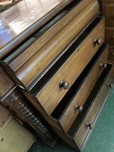 Load image into Gallery viewer, Victorian mahogany four graduating chest of drawers
