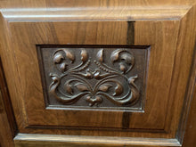 Load image into Gallery viewer, Solid mahogany sideboard carving details to the doors
