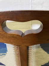 Load image into Gallery viewer, Vintage Mahogany Embroidered Fire Screen
