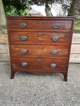 Load image into Gallery viewer, Antique Georgian Chest of Drawers
