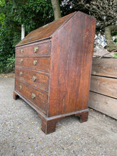 Load image into Gallery viewer, Large Georgian Oak Bureau
