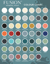 Load image into Gallery viewer, Fusion Mineral Paint Colour Chart. Full Updated Fusion Colour List Chart Palette. Uk Stockist  The Furniture Recycling Shop

