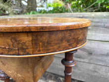 Load image into Gallery viewer, Antique Victorian Sewing Table Box On Ornate Mahogany Feet

