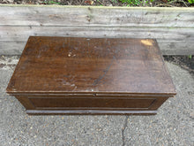 Load image into Gallery viewer, Antique Large Low Storage Trunk Chest Coffee Table
