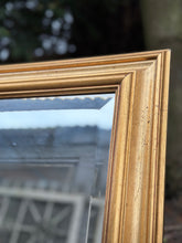 Load image into Gallery viewer, Contemporary Gilt Framed Rectangular Wall Hanging Mirror
