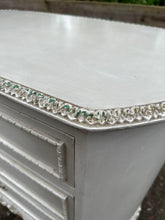 Load image into Gallery viewer, White Painted French Style Ornate Short Chest Of Drawers
