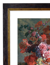 Load image into Gallery viewer, Flowers and Fruit Still Life - Referencing Antique 1900s Flower Arrangement Artwork Print. Framed Wall Art PictureVintage Frog T/APictures &amp; Prints
