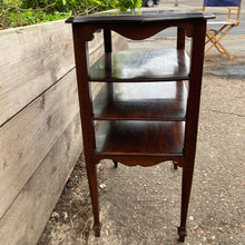 Load image into Gallery viewer, Vintage Mahogany Magazine Table Side Lamp Table

