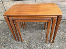 Load image into Gallery viewer, Retro Mid Century Teak Nest Of Tables
