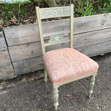 Load image into Gallery viewer, Laura Ashley Grey Painted Chair With A Cushion
