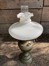 Load image into Gallery viewer, Vintage Brass Oil Lamp
