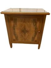 Load image into Gallery viewer, Maple Wood Inlaid Cupboard With Protective Glass
