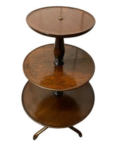 Load image into Gallery viewer, Vintage 19th Century Three-Tier Mahogany Dumbwaiter
