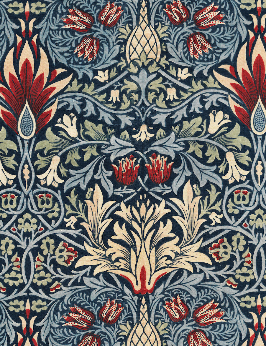 Snakeshead - William Morris Pattern Artwork Print. Framed Wall Art PictureVintage Frog T/APictures & Prints