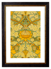 Load image into Gallery viewer, St James’s - William Morris Pattern Artwork Print. Framed Wall Art PictureVintage Frog T/APictures &amp; Prints
