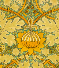 Load image into Gallery viewer, St James’s - William Morris Pattern Artwork Print. Framed Wall Art PictureVintage Frog T/APictures &amp; Prints
