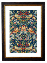 Load image into Gallery viewer, Strawberry Thief - William Morris Pattern Artwork Print. Framed Wall Art PictureVintage Frog T/APictures &amp; Prints
