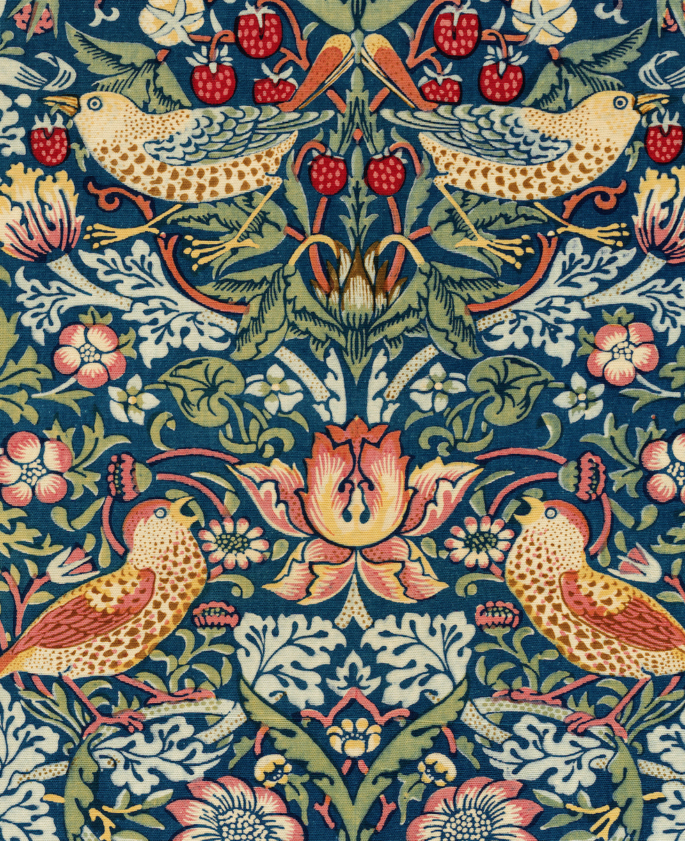 Strawberry Thief - William Morris Pattern Artwork Print. Framed Wall Art PictureVintage Frog T/APictures & Prints