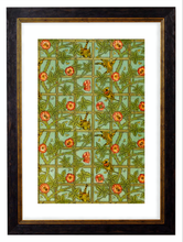 Load image into Gallery viewer, Trellis - William Morris Pattern Artwork Print. Framed Wall Art PictureVintage Frog T/APictures &amp; Prints
