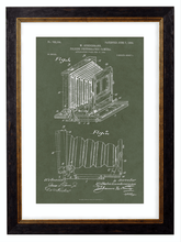 Load image into Gallery viewer, Victorian Box Camera Patent Design, Print of Vintage Illustrated Folding Camera Blueprint - 1900s Artwork Print. Framed Wall Art PictureVintage Frog T/APictures &amp; Prints
