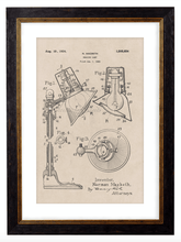 Load image into Gallery viewer, Victorian Patent Designs, Prints of Vintage Blueprints - 1900s Artwork Print. Framed Wall Art PictureVintage Frog T/APictures &amp; Prints
