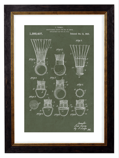 Victorian Patent Designs, Prints of Vintage Blueprints - 1900s Artwork Print. Framed Wall Art PictureVintage Frog T/APictures & Prints