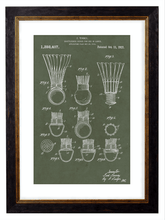 Load image into Gallery viewer, Victorian Patent Designs, Prints of Vintage Blueprints - 1900s Artwork Print. Framed Wall Art PictureVintage Frog T/APictures &amp; Prints
