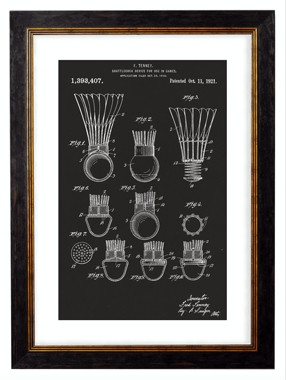 Victorian Patent Designs, Prints of Vintage Blueprints - 1900s Artwork Print. Framed Wall Art PictureVintage Frog T/APictures & Prints